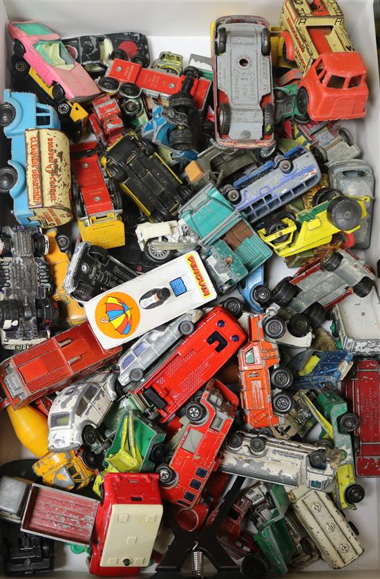 A collection of toy cars